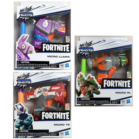 nerf Other - NERF Fortnite Dart-Firing Blaster 3pc Bundle
